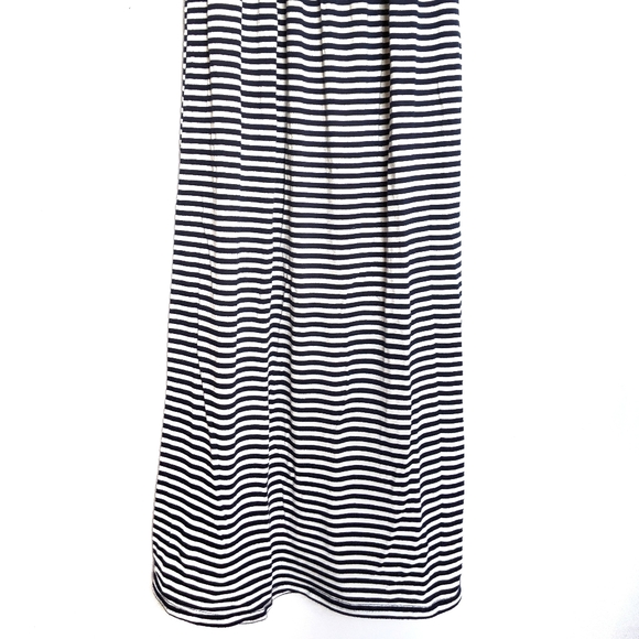 Gilli Navy Blue Stripe Surplus Maxi Dress - Picture 3 of 5